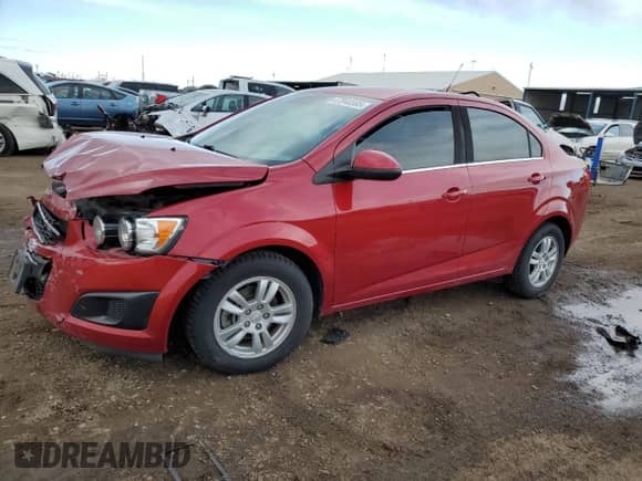 2016 Chevrolet Sonic LT z VIN 1G1JC5SB9G4116588, wystawiony jako Copart lot #47840565 z przebiegiem 65 981 mil mil oraz Szkoda całkowita • Salvage title. Historia ofert i sprzedaży dostępna na DreamBid. Obrazek 1.