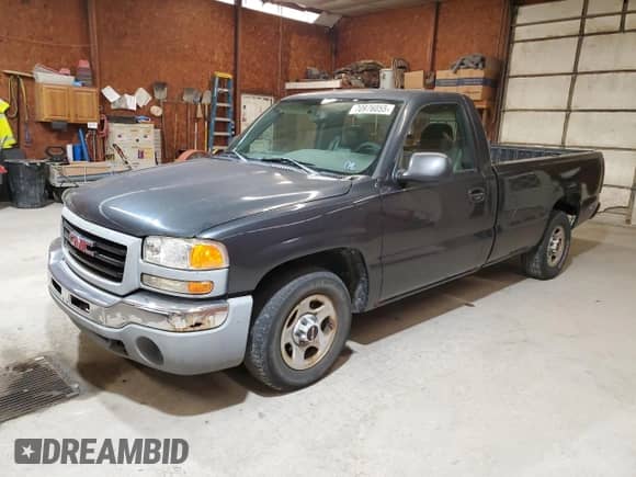 2004 GMC Sierra 1500 Work Truck with VIN 1GTEC14X54Z113888, listed as a Copart auction lot 70976055 with 149,275 mi miles and Salvage title. Bid and sale history available at DreamBid. Image 1.