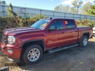 2018 GMC Sierra 1500 SLT z VIN 3GTU2NEC7JG366398, wystawiony jako Copart lot #85564905 z przebiegiem 103 892 mil mil oraz Czysty tytuł • Clean title. Historia ofert i sprzedaży dostępna na DreamBid. Obrazek 1.