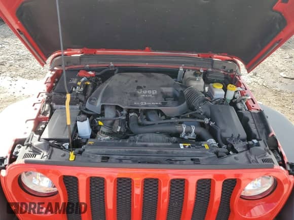 2022 Jeep Wrangler Unlimited Willys с VIN 1C4HJXDM4NW252778, выставлен на аукционе Copart как лот 72534664 с пробегом 20 014 миль миль и Списание • Salvage title. История ставок и продаж доступна на DreamBid. Изображение 11.