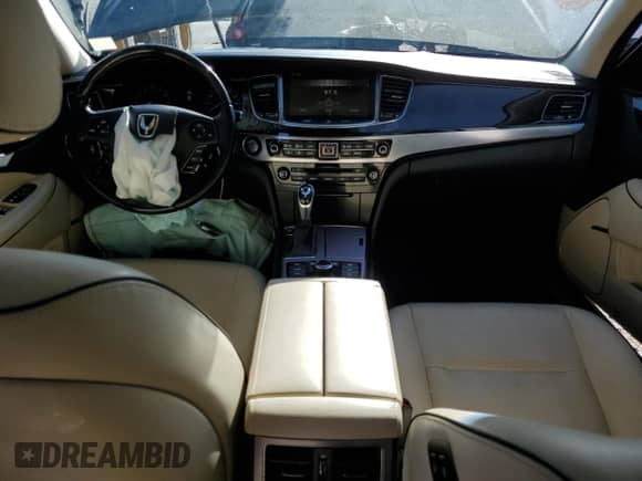 2016 Hyundai Equus Signature z VIN KMHGH4JH3GU104600, wystawiony jako Copart lot #46083605 z przebiegiem 83 338 mil mil oraz Szkoda całkowita • Salvage title. Historia ofert i sprzedaży dostępna na DreamBid. Obrazek 8.