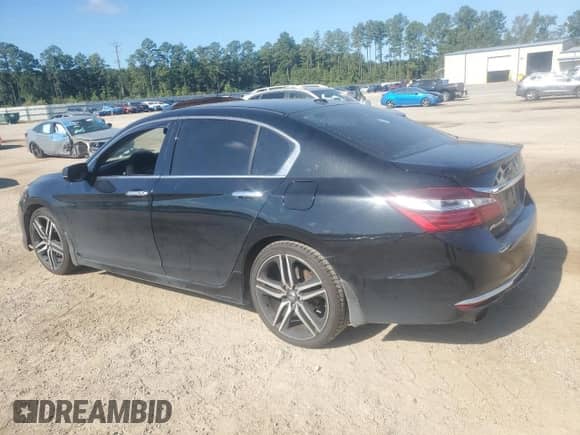 2017 Honda Accord Touring with VIN 1HGCR3F9XHA015445, listed as a Copart auction lot 81658395 with Not provided miles and Salvage title. Bid and sale history available at DreamBid. Image 2.