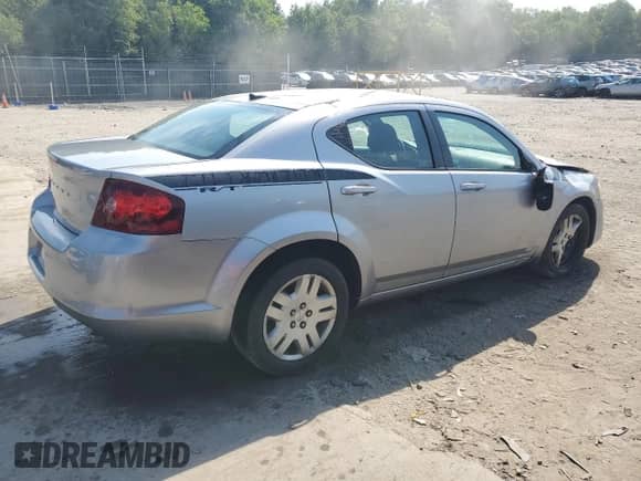 2013 Dodge Avenger SE с VIN 1C3CDZAB4DN677703, выставлен на аукционе Copart как лот 59851954 с пробегом 110 917 миль миль и Списание • Salvage title. История ставок и продаж доступна на DreamBid. Изображение 3.