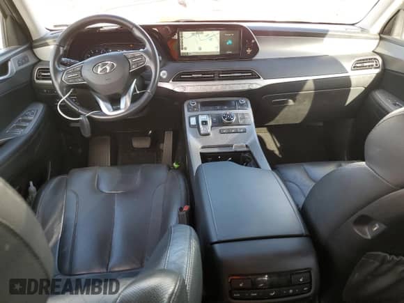 2021 Hyundai Palisade SEL with VIN KM8R4DHE2MU309580, listed as a Copart auction lot 81516505 with 96,023 mi miles and Salvage title. Bid and sale history available at DreamBid. Image 8.
