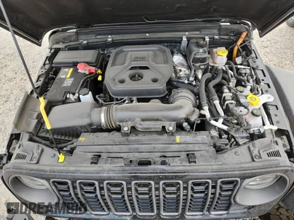 2025 Jeep Wrangler Rubicon with VIN 1C4RJXR6XSW572214, listed as a Copart auction lot 80516205 with 8,697 mi miles and Non repairable. Bid and sale history available at DreamBid. Image 11.