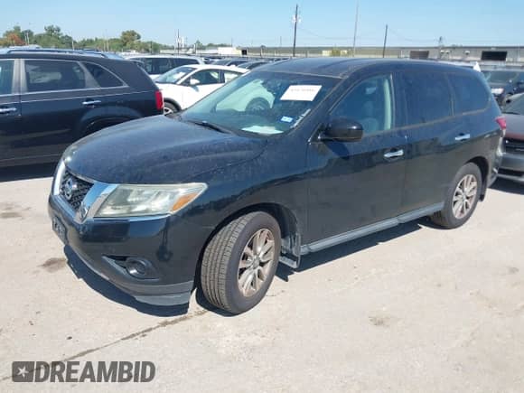 2015 Nissan Pathfinder S with VIN 5N1AR2MM1FC634309, listed as a IAAI auction lot 43470486 with 135,334 mi miles and . Bid and sale history available at DreamBid. Image 17.