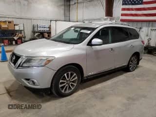 2013 Nissan Pathfinder S with VIN 5N1AR2MNXDC658727, listed as a Copart auction lot 89555925 with 175,215 mi miles and Clean title. Bid and sale history available at DreamBid. Image 1.