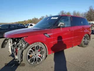 2019 Land Rover Range Rover Sport HSE with VIN SALWR2RU3KA872938, listed as a Copart auction lot 84849584 with 32,772 mi miles and Salvage title. Bid and sale history available at DreamBid. Image 1.