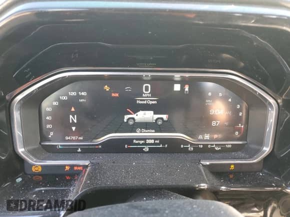 2022 GMC Sierra 1500 Elevation с VIN 3GTUUCET9NG521926, выставлен на аукционе Copart как лот 84930105 с пробегом 94 767 миль миль и Списание • Salvage title. История ставок и продаж доступна на DreamBid. Изображение 9.