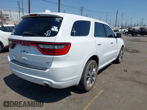 2019 Dodge Durango GT Plus with VIN 1C4RDHDG9KC824470, listed as a IAAI auction lot 43193250 with 100,186 mi miles and . Bid and sale history available at DreamBid. Image 4.