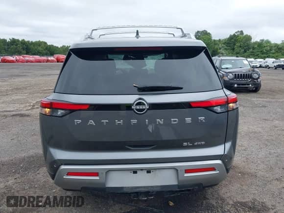 2024 Nissan Pathfinder SL with VIN 5N1DR3CC0RC271677, listed as a IAAI auction lot 43026041 with 17,261 mi miles and . Bid and sale history available at DreamBid. Image 17.