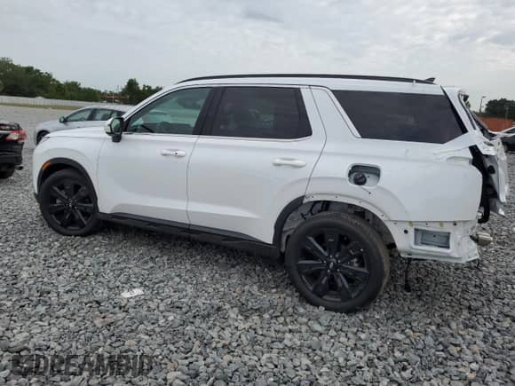 2025 Hyundai Palisade XRT with VIN KM8R3DGE3SU863535, listed as a Copart auction lot 55251395 with 3,165 mi miles and Salvage title. Bid and sale history available at DreamBid. Image 2.