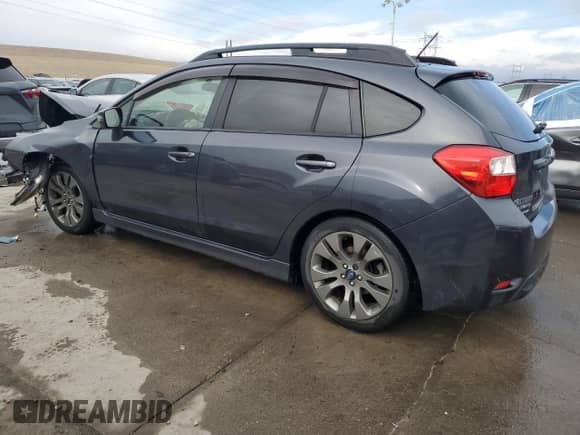 2015 Subaru Impreza Special Sports Premium z VIN JF1GPAT62FG282499, wystawiony jako Copart lot #48061775 z przebiegiem Nie podano mil oraz Szkoda całkowita • Salvage title. Historia ofert i sprzedaży dostępna na DreamBid. Obrazek 2.