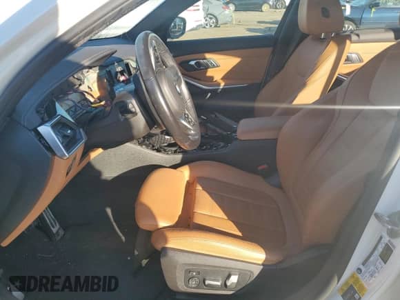 2021 BMW 3 Series 330e with VIN 3MW5P7J0XM8C00725, listed as a Copart auction lot 84235065 with Not provided miles and Non repairable. Bid and sale history available at DreamBid. Image 7.