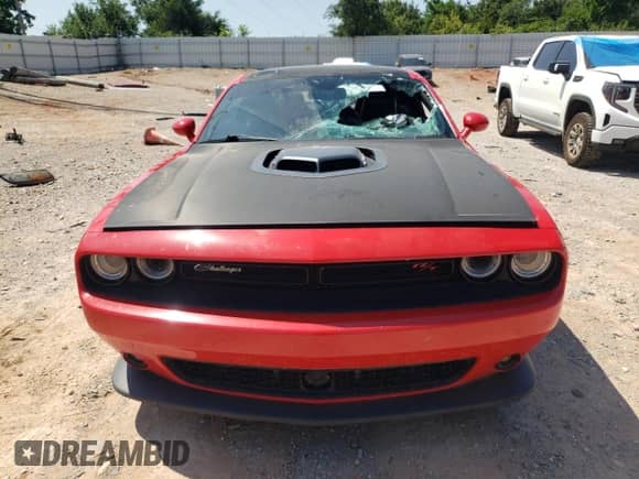 2017 Dodge Challenger 392 Hemi Scat Pack Shaker with VIN 2C3CDZFJ9HH594038, listed as a Copart auction lot 58741164 with Not provided miles and Salvage title. Bid and sale history available at DreamBid. Image 5.