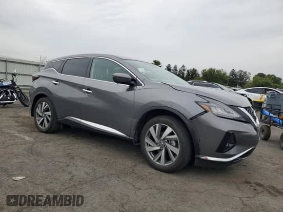 2021 Nissan Murano SL with VIN 5N1AZ2CS8MC136721, listed as a Copart auction lot 81802135 with 31,137 mi miles and Salvage title. Bid and sale history available at DreamBid. Image 4.