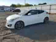 2016 Hyundai Veloster Turbo with VIN KMHTC6AEXGU289985, listed as a Copart auction lot 82231985 with 194,899 mi miles and Salvage title. Bid and sale history available at DreamBid. Image 1.