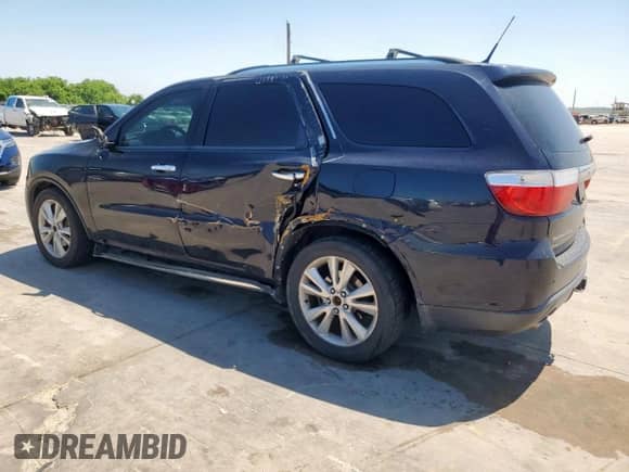 2011 Dodge Durango Crew with VIN 1D4SE4GT8BC651690, listed as a Copart auction lot 56244345 with 220,713 mi miles and Salvage title. Bid and sale history available at DreamBid. Image 2.