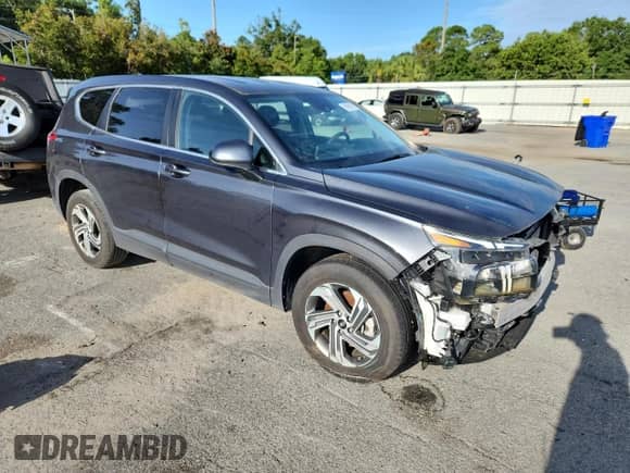 2023 Hyundai Santa Fe SE z VIN 5NMS14AJXPH648704, wystawiony jako Copart lot #61861715 z przebiegiem 18 729 mil mil oraz Szkoda całkowita • Salvage title. Historia ofert i sprzedaży dostępna na DreamBid. Obrazek 4.