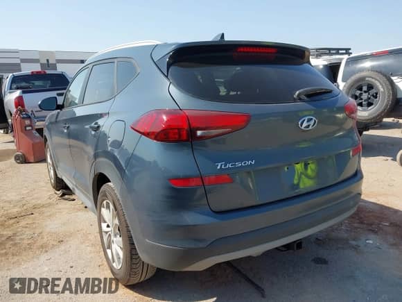2021 Hyundai Tucson Value with VIN KM8J33A48MU323253, listed as a IAAI auction lot 43175065 with 68,345 mi miles and . Bid and sale history available at DreamBid. Image 3.