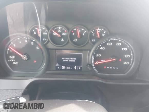 2022 Chevrolet Silverado 1500 Custom Trail Boss с VIN 3GCPDCEK2NG626683, выставлен на аукционе IAAI как лот 41723730 с пробегом 51 830 миль миль и . История ставок и продаж доступна на DreamBid. Изображение 7.