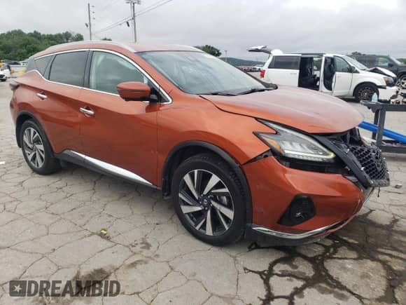 2022 Nissan Murano SL с VIN 5N1AZ2CJ3NC111962, выставлен на аукционе Copart как лот 61437895 с пробегом 109 284 миль миль и Списание • Salvage title. История ставок и продаж доступна на DreamBid. Изображение 4.