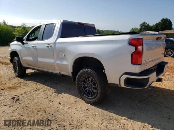 2021 Chevrolet Silverado 1500 RST with VIN 1GCRYEED2MZ161749, listed as a Copart auction lot 55077185 with Not provided miles and Salvage title. Bid and sale history available at DreamBid. Image 2.