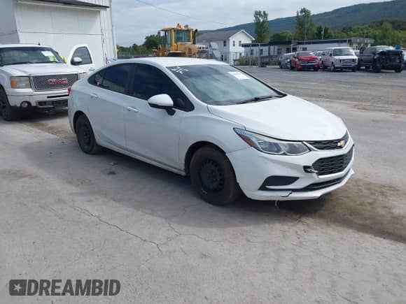 2018 Chevrolet Cruze LS with VIN 1G1BB5SM8J7129850, listed as a IAAI auction lot 43186067 with 145,615 mi miles and . Bid and sale history available at DreamBid. Image 1.