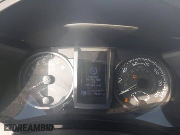 2017 Toyota Tacoma SR5 with VIN 3TMCZ5AN9HM105462, listed as a IAAI auction lot 43274681 with 96,665 mi miles and . Bid and sale history available at DreamBid. Image 7.