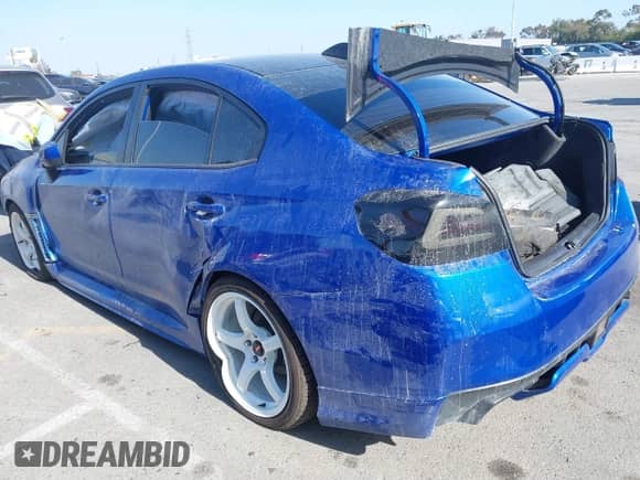 2018 Subaru WRX with VIN JF1VA1A69J9839644, listed as a IAAI auction lot 42555257 with Not provided miles and . Bid and sale history available at DreamBid. Image 3.