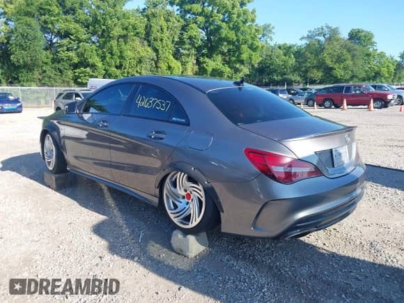 2017 Mercedes-Benz CLA 250 with VIN WDDSJ4GB5HN436285, listed as a IAAI auction lot 42637537 with 106,880 mi miles and . Bid and sale history available at DreamBid. Image 3.
