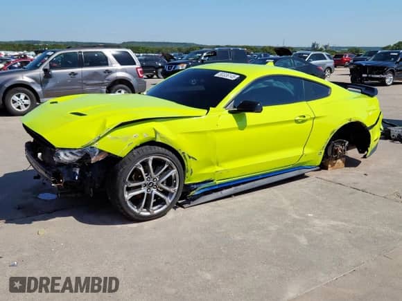 2018 Ford Mustang EcoBoost с VIN 1FA6P8TH7J5122385, выставлен на аукционе Copart как лот 80336145 с пробегом 51 724 миль миль и Списание • Salvage title. История ставок и продаж доступна на DreamBid. Изображение 1.