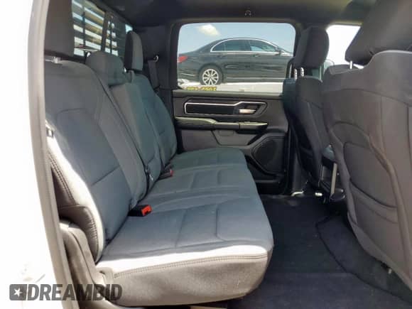 2025 Ram 1500 with VIN 1C6RREMP0SN593230, listed as a Copart auction lot 66152375 with 4,525 mi miles and Salvage title. Bid and sale history available at DreamBid. Image 10.