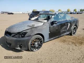 2010 Lexus IS 250 C z VIN JTHFF2C2XA2501290, wystawiony jako Copart lot #81527905 z przebiegiem Nie podano mil oraz Szkoda całkowita • Salvage title. Historia ofert i sprzedaży dostępna na DreamBid. Obrazek 1.