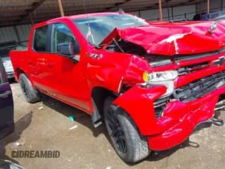 2023 Chevrolet Silverado 1500 RST with VIN 2GCUDEED8P1104118, listed as a IAAI auction lot 42217447 with 39,781 mi miles and . Bid and sale history available at DreamBid. Image 1.