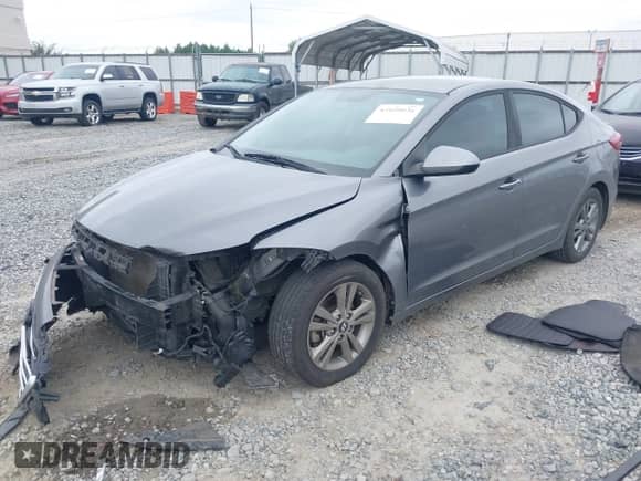 2017 Hyundai Elantra SE with VIN KMHD84LFXHU176300, listed as a IAAI auction lot 43109026 with 187,639 mi miles and . Bid and sale history available at DreamBid. Image 2.