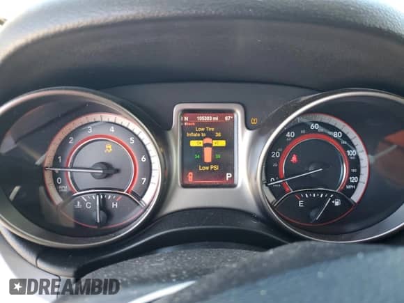 2015 Dodge Journey Crossroad with VIN 3C4PDCGG6FT538995, listed as a Copart auction lot 85134985 with 105,303 mi miles and Salvage title. Bid and sale history available at DreamBid. Image 9.