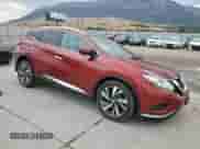 2015 Nissan Murano Platinum with VIN 5N1AZ2MHXFN277980, listed as a Copart auction lot 70699105 with 145,319 mi miles and Salvage title. Bid and sale history available at DreamBid. Image 4.