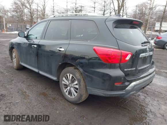 2019 Nissan Pathfinder SV with VIN 5N1DR2MM6KC578343, listed as a IAAI auction lot 41560234 with 89,640 mi miles and . Bid and sale history available at DreamBid. Image 3.