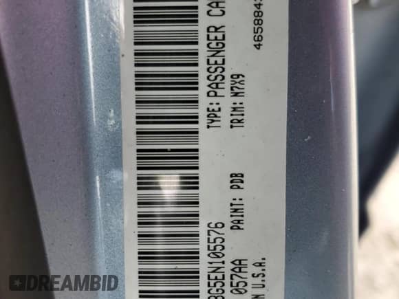 2014 Chrysler 200 Touring z VIN 1C3CCBBG5EN105576, wystawiony jako Copart lot #57359495 z przebiegiem 83 414 mil mil oraz Szkoda całkowita • Salvage title. Historia ofert i sprzedaży dostępna na DreamBid. Obrazek 12.