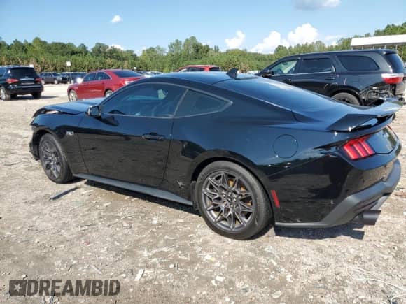 2024 Ford Mustang GT с VIN 1FA6P8CF9R5402013, выставлен на аукционе Copart как лот 81306165 с пробегом Не указан миль и Списание • Salvage title. История ставок и продаж доступна на DreamBid. Изображение 2.