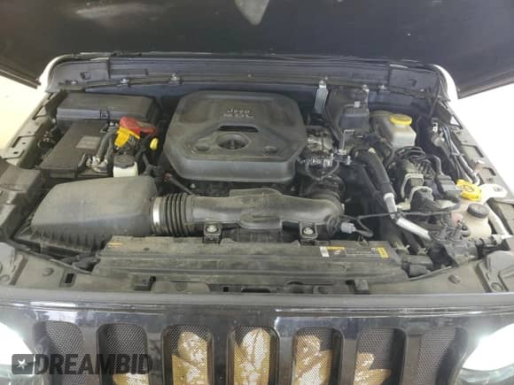 2022 Jeep Wrangler Unlimited Willys with VIN 1C4HJXDN8NW210106, listed as a Copart auction lot 64212235 with 65,948 mi miles and Salvage title. Bid and sale history available at DreamBid. Image 12.