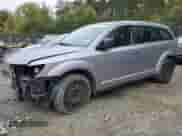 2015 Dodge Journey American Value with VIN 3C4PDCAB8FT708027, listed as a Copart auction lot 82297795 with 129,074 mi miles and Salvage title. Bid and sale history available at DreamBid. Image 1.