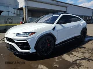 2019 Lamborghini Urus с VIN ZPBUA1ZL2KLA04482, выставлен на аукционе Copart как лот 50124345 с пробегом 15 051 миль миль и Списание • Salvage title. История ставок и продаж доступна на DreamBid. Изображение 1.