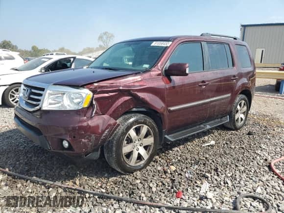 2014 Honda Pilot Touring with VIN 5FNYF4H94EB042322, listed as a Copart auction lot 81058455 with 66,678 mi miles and Salvage title. Bid and sale history available at DreamBid. Image 1.