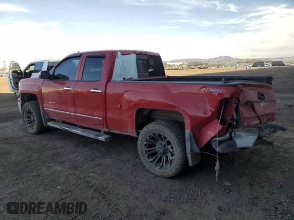 2014 Chevrolet Silverado 1500 LTZ with VIN 1GCVKSEC8EZ159463, listed as a Copart auction lot 80899655 with 132,849 mi miles and Salvage title. Bid and sale history available at DreamBid. Image 2.