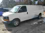 2014 Chevrolet Express Cargo with VIN 1GCWGGBA3E1210372, listed as a Copart auction lot 42110205 with 124,309 mi miles and Clean title. Bid and sale history available at DreamBid. Image 1.