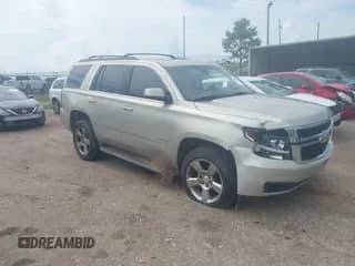 2016 Chevrolet Tahoe LT with VIN 1GNSKBKC5GR440010, listed as a IAAI auction lot 42580757 with 133,564 mi miles and . Bid and sale history available at DreamBid. Image 1.
