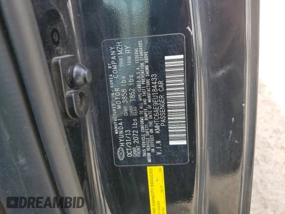 2014 Hyundai Veloster Turbo R-Spec с VIN KMHTC6AE9EU184433, выставлен на аукционе Copart как лот 67077445 с пробегом Не указан миль и Чистый • Clean title. История ставок и продаж доступна на DreamBid. Изображение 12.