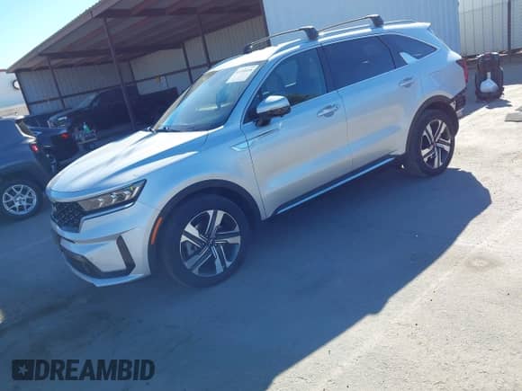 2023 Kia Sorento SX Prestige z VIN KNDRKDLG9P5208893, wystawiony jako IAAI lot #43358498 z przebiegiem 27 749 mil mil oraz . Historia ofert i sprzedaży dostępna na DreamBid. Obrazek 2.